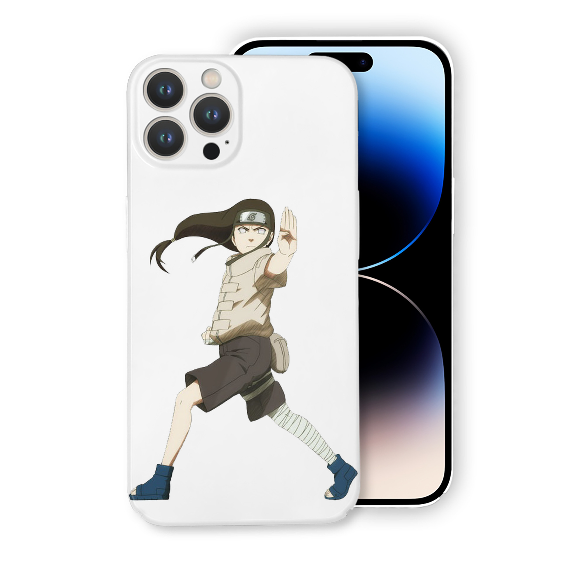 （画像用） NARUTO -ナルト- 日向ネジ Hyūga Neji 【iPhone 14シリーズ対応】ハードケース